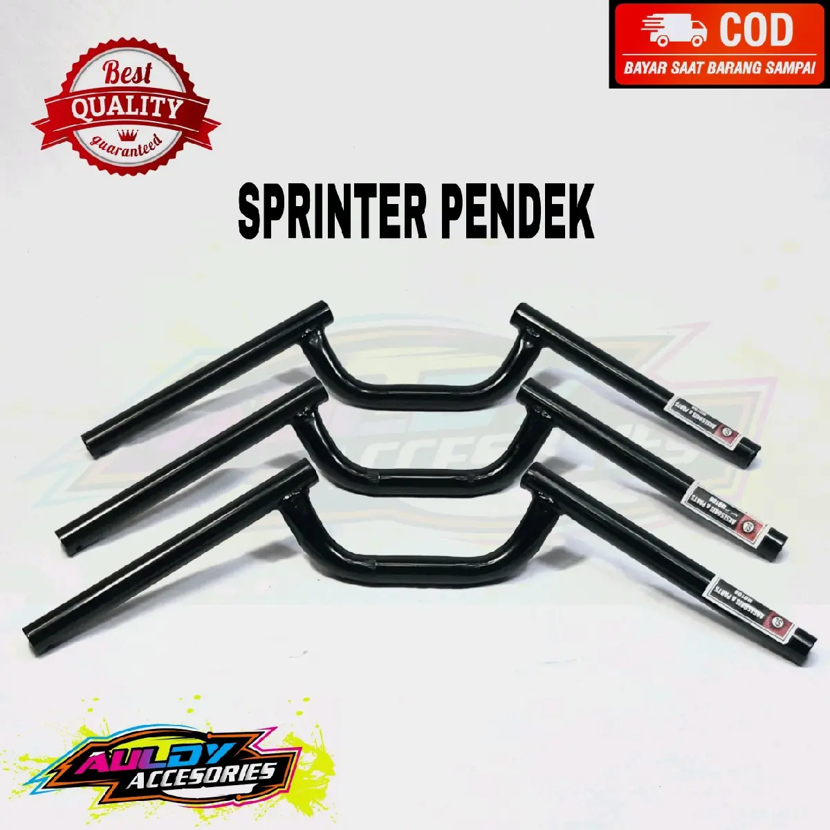 Stang Setang Stir Setir Sepeda Motor Sprinter Hitam Motorcycle