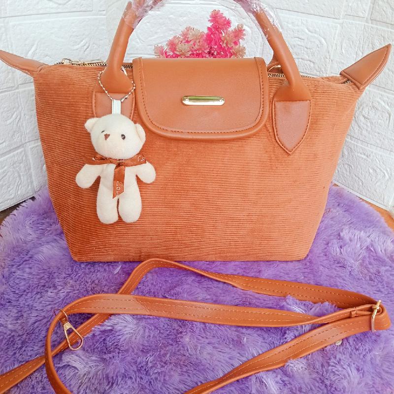 Tas Jinjing Wanita Kamoci Bahan Korduray Selempang 5