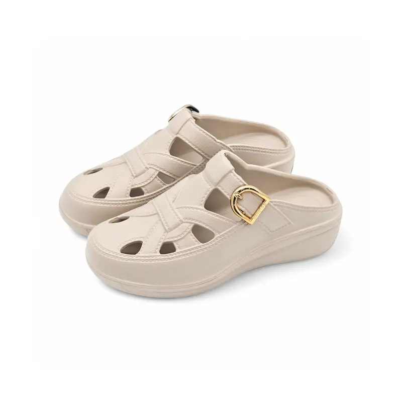 Sandal Wanita Sendal Selop Wanita Tebal Fashion Model kekinian Antislip Empuk dan Ringan Karet Shoes 4