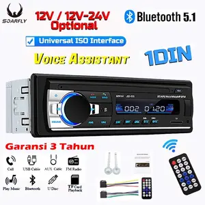【Promo Special】Mukava Audio Tape Mobil Bluetooth Version Multifungsi Bluetooth USB LCD MP3 FM Radio JSD- 520 Tape Audio Radio Mobil Phone Call