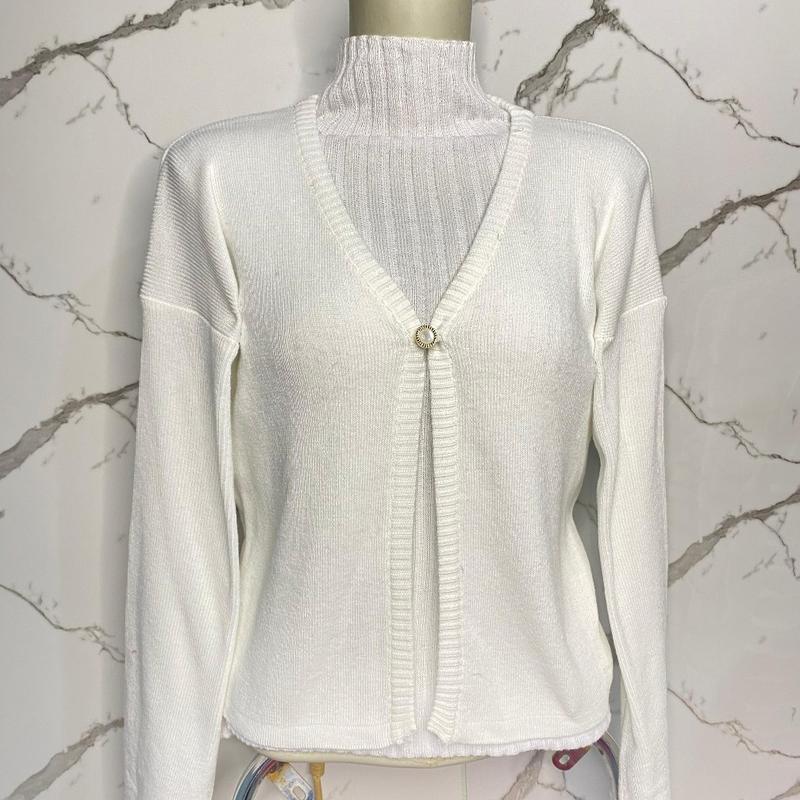 Product Introduction of Kardigan Wanita Model Kancing Satu Knitwear crop  knit clarissa Cardigan Atasan 1