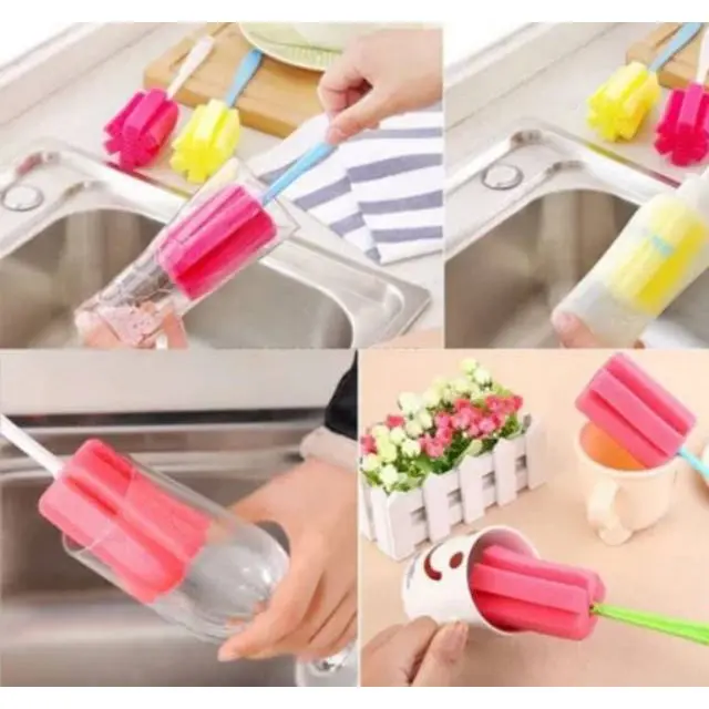 X☛M4 TONGKAT SPONS PEMBERSIH BOTOL MURAH F♪AJ