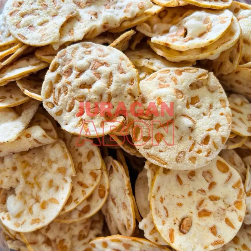 Keripik Tempe Kedelai Kemasan 200 Gram 400 Gram 800 GramTempe Bulat Sagu Super Krispi Asin Gurih Asli Khas Cilacap Crispy 1