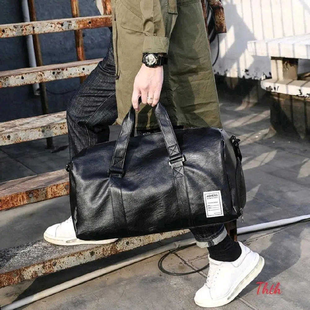 Túi trống HS Luxury Sezi lớn 50cm, đựng 5 bộ quần áo, bản da chuẩn Quảng Châu, dành cho nam nữ