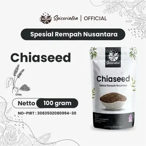 Chia seed Organik Bebas gula Rendah gula Alami