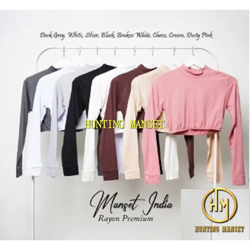 MANSET INDIA CROPTOP INDIA BAHAN RAYON SUPER BISA COD SIZE L  XL 35-70 KG CROP TOP WARNA LENGKAP 1