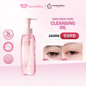 BNB Barenbliss Mari Mori Pore Cleansing Oil 160ml | Oil To Milk AHA BHA PHA Pore Care Deep Cleanser 10X Nourishment Minyak Pembersih Wajah Non Comedogenic Penghapus Make Up Lembut Tanpa Iritasi for All Skin Types bnb official store