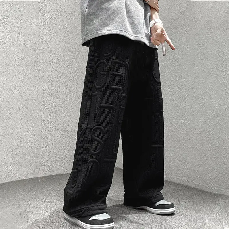 【COD】celana y2k motif celana oversize pria a1 carpenter celana baggy pria floral baggy pants pria korean style wanita/pria celana hitam sweatpants pria 3