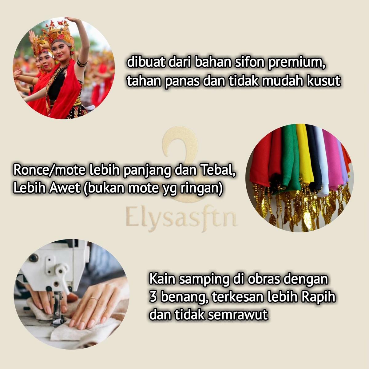 Selendang Tari Ronce, sampur tari Ronce