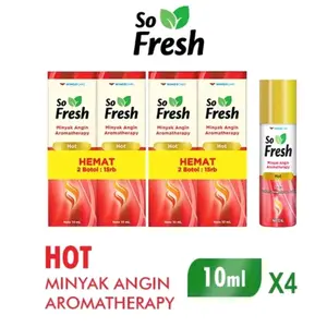 [ISI 4 BOTOL] SO FRESH MINYAK ANGIN AROMATHERAPHY