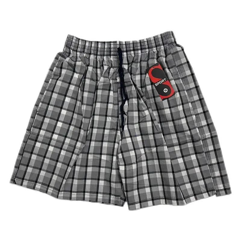 Quần Đùi Kẻ Sọc Trung Niên Chất Vải Kate Mềm Mịn, THOÁNG MÁT Nam Menswear, FORM RỘNG quầnđùi bbr Kem Nhung quần 2