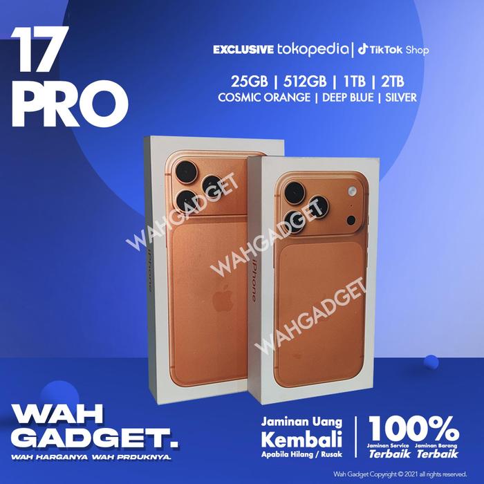 Gambar [Live] Apple iPhone 17 Pro 256GB 512GB 1TB Garansi Resmi Indonesia - 256GB, Deep Blue dari WahGadget Kota Administrasi Jakarta Barat Tokopedia