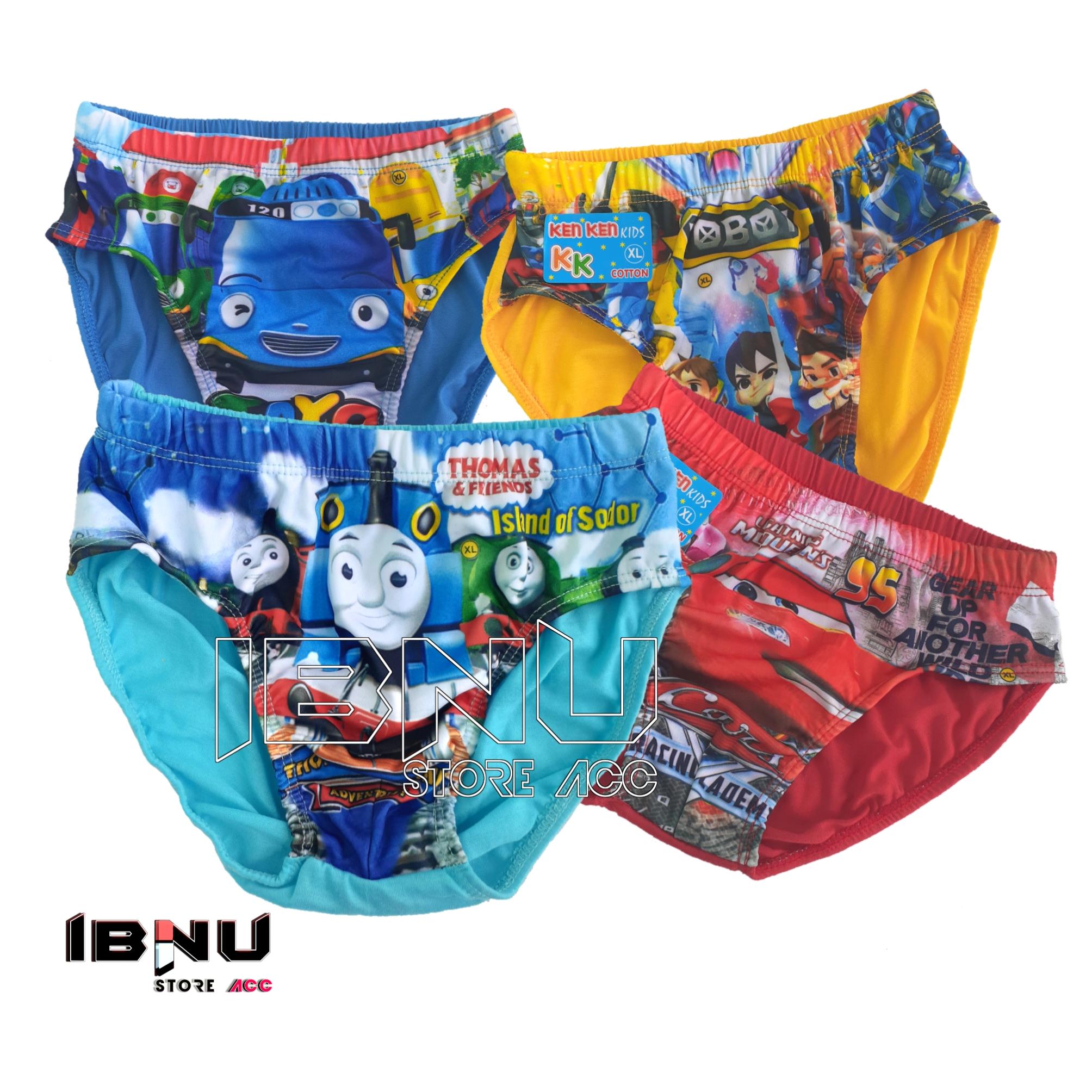 6pcs Sempak Celana Dalam Anak Laki-laki Motif Gambar Kartun Nyaman Bahan Katun Spandex Halus Cocok untuk Keseharian Anak Fashion cangcut 6pcs Sempak Celana Dalam Anak Laki-laki Motif Gambar Kartun Nyaman Bahan Katun Spandex Halus Cocok untuk Keseharian Anak Fashion cangcut