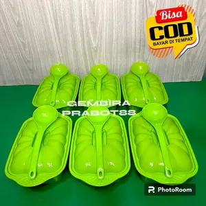 SET PRASMANAN KOTAK WADAH SAJI KOTAK DENGAN CENTONG SAYUR / IRUS