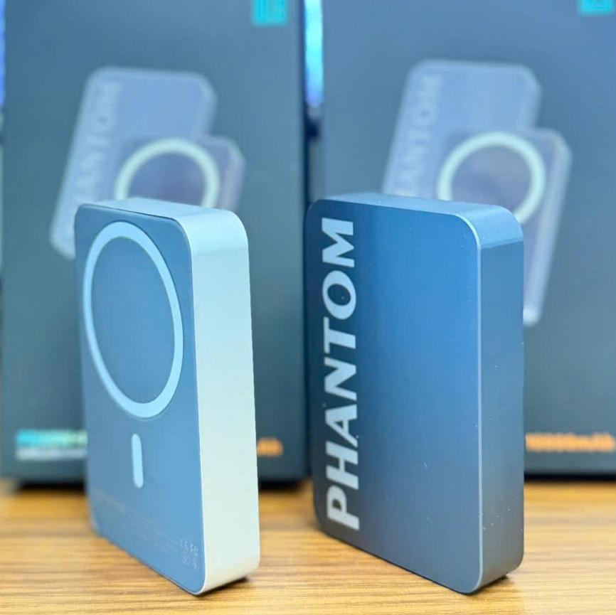 [CÓ 3C] Cục sạc DP không dây PHANTOM P59W 10000mAh TypeC PD 20W, Sạc Từ ...