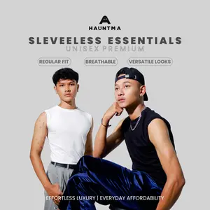 Hauntma Men’s Sleeveless Kaos Tank Top Essential - Bold Comfort