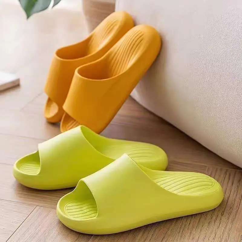 [BELI LOKAL] CHARLIE - Sendal Wanita Selop Karet Slip On Slide Jelly Sandal Santai Rumah Korean Fashion Dewasa Motif Polos 0