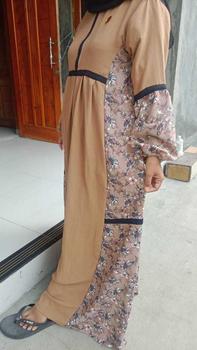 Product Review of VANVEN - Kaila Dress Gamis 2025 Model Baru Elegan Simple Baju Gamis Lebaran 2025 Idul Fitri Remaja Aesthetic Airflow Crinkle from R**n 0