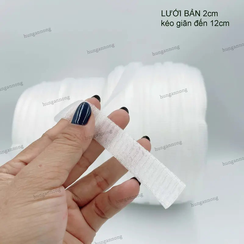 10 mét túi lưới đựng phân tan chậm, phân dê, bọc các loại hoa, bọc cố định nhiều loại sản phẩm bản 1cm , 2cm 7