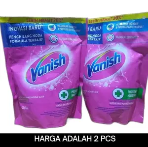VANISH PINK CAIR 250ML X 2 POUCH