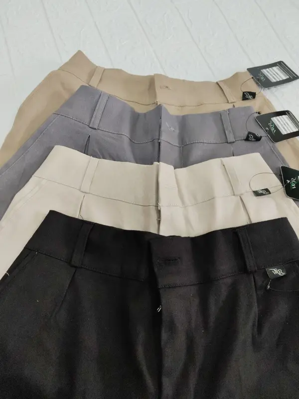 Celan Panjang Wanita Baggypants Katun Twill Combed - Bahan Halus dan Adem, Melar dan Tidak Mudah Kusut 4