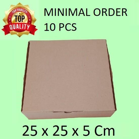 Gambar 25x25x5 cm Dus Kotak Kardus Kraft Polos Packing Cake Kue Bolu Bownies Baju Souvenir dari Nyonya Lie Kota Administrasi Jakarta Utara 4 Tokopedia