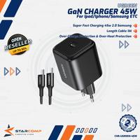 Gambar UGREEN GaN N Charger For Samsung iPhone 17 Series PD Type C Fast Charging 45w - 65052 45W GAN N BLACK dari Starcomp Solo Kota Surakarta 2 Tokopedia