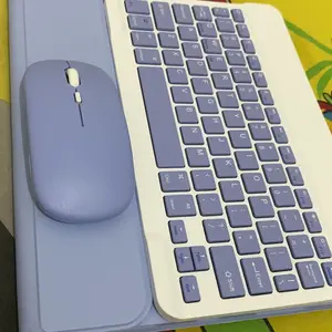 【No tablet】DANYCASE Keyboard Case with Mouse for iPad 11th A16 Air 6th Gen 11 inch Air13 M3 2025 7th 8th 9th Gen 10.2 Air4 Air5 10th 10.9 Pro 11 13 Air2 5th 6th Gen 9.7 Mini 7 6  Magnetic Cover with Pencil Holder Bluetooth