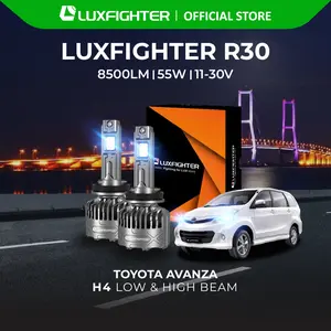 LUXFIGHTER R30 H4 LAMPU MOBIL LED TOYOTA AVANZA PNP
