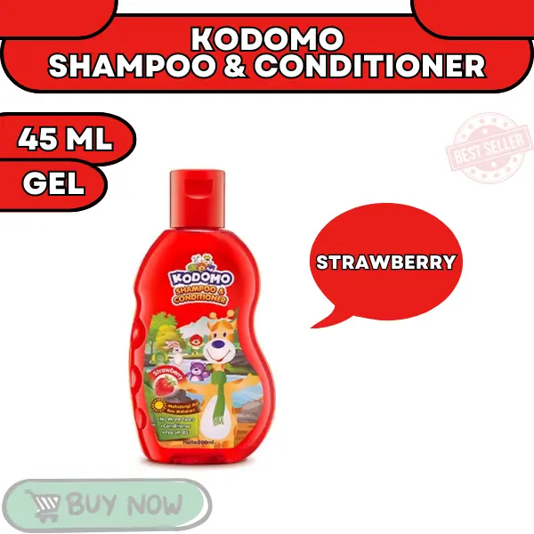 Kodomo Shampoo & Conditioner Gel 45ml Botol 3