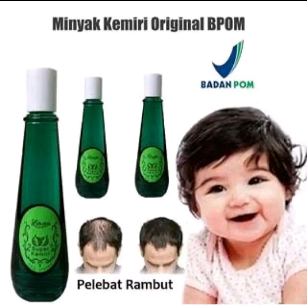 minyak rambut kemiri 100 ml