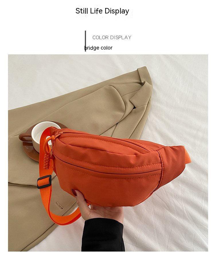 Product Introduction of Xiaopuling Japanese Ins Style Sports Chest Bag for Women 2024 - Versatile & Stylish Crossbody Waist Bag for Casual Use belt bag jogging 13
