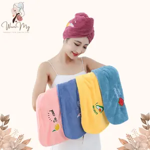 Handuk Keramas Kepala Bahan Microfiber Pengering Rambut Head Towel Fast Dry Hair Kepala - HD1248