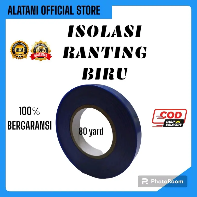 ISOLASI RANTING BIRU（652B） ( TAPETOOL  REFIL TAPE ) 1