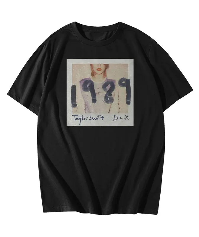 Baju Kaos Premium Taylor Swift 1989 Taylor Version DLX Ver Album Swiftie | T-Shirt Atasan Pria & Wanita Aesthetic Vintage Unisex 0