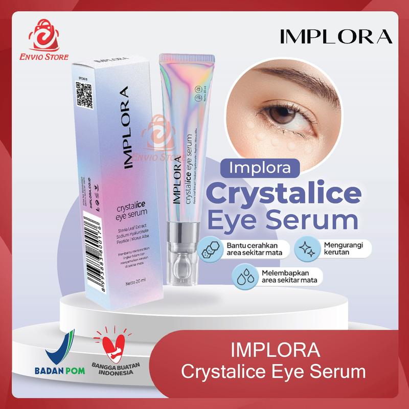 IMPLORA Crystalice Eye Serum 20ml - Implora Eye Serum With Cooling Sensation / Serum Mata by Implora 0