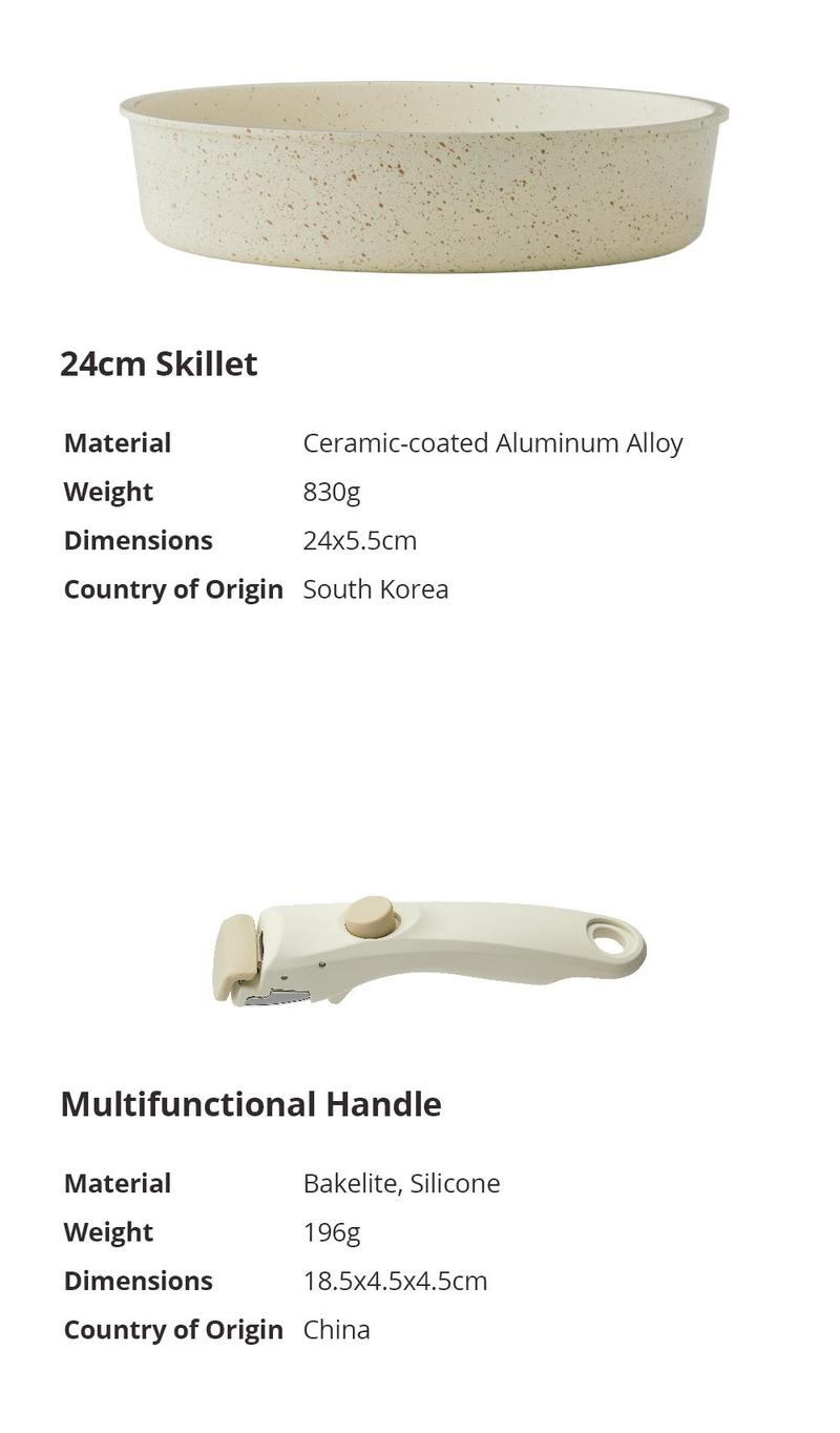 Product Introduction of (Modori Official) Arong x Sodam Cookware Set (3 colours!) 57