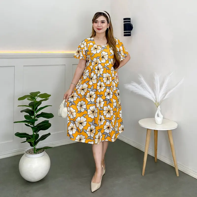 Daster Floy Dress Wanita Rayon Busui 0