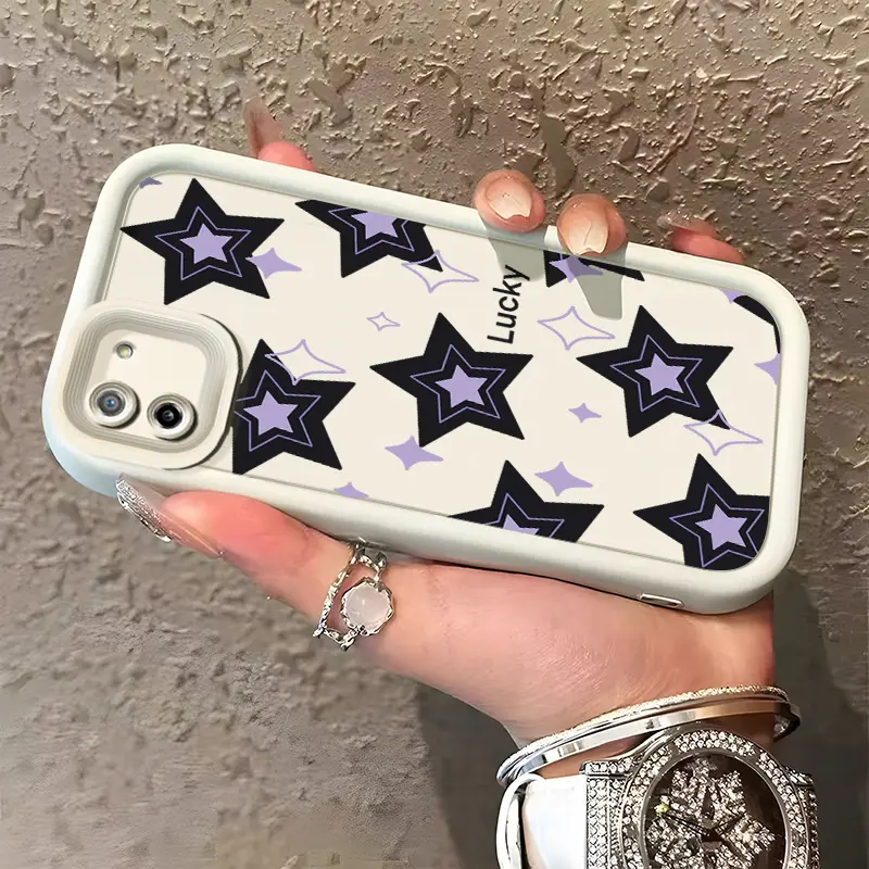 Casing Hp Untuk Realme C11 2020 Case Casing HP pola bintang keberuntungan Kesing Anti Drop Cesing Silikon Kasing Softcase 1