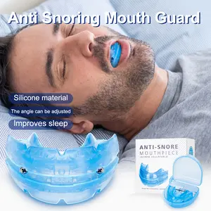 Anti Snore Bruxism Mouth Guard Stop Snoring Mouthpiece Teeth Bruxism Sleeping Aid Apnea Devices Night Anti-Snoring Mouth Guard