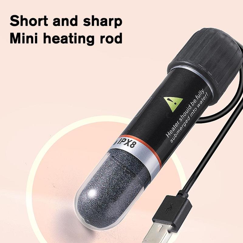 Bếp làm ấm bể cá mini USB kèm bộ điều nhiệt cho bể cá nhỏ và máy phân phối nước…