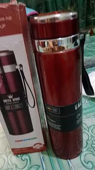 Product Review of Vacuum Flask Tumbler Termos Mug Kopi Tahan Panas Tahan Dingin Termos Vakum 800-1000ML Bahan Stainless Steel 316 Plastik from D**7 0