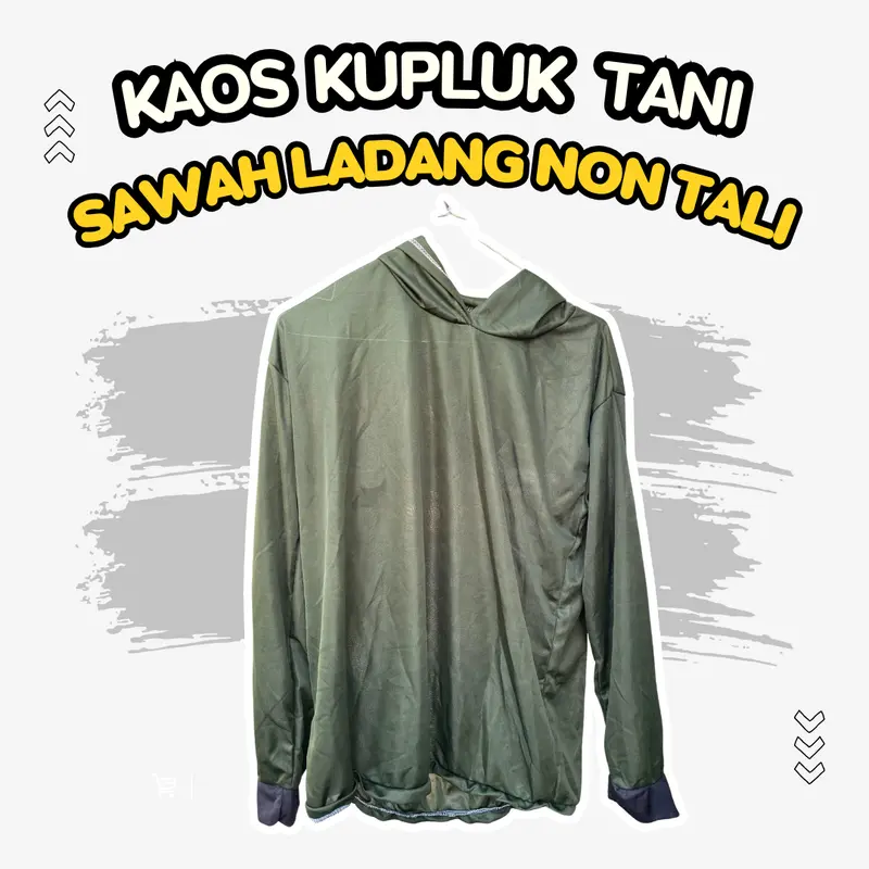Kaos Tani Tanpa Tali Proyek Bangunan Ukuran Jumbo Ideal untuk Mancing & Sawah Panjang Tebal Santai 4