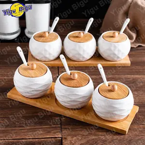 Toples Bumbu Keramik 3 Set Set Bumbu Rak Bumbu Kombinasi Rumah