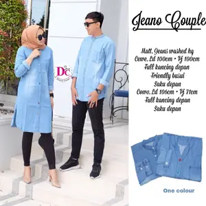 COUPLE IBU BAPAK // ATASAN COUPLE // ATASAN JEANS