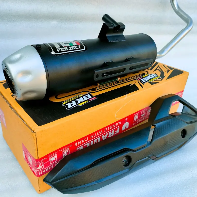 Knalpot TZM Project ngebas adem Beat Vario Scoopy PCX Nmax Aerox Mio Genio - Motorcycle Karbu Racing Silincer 1