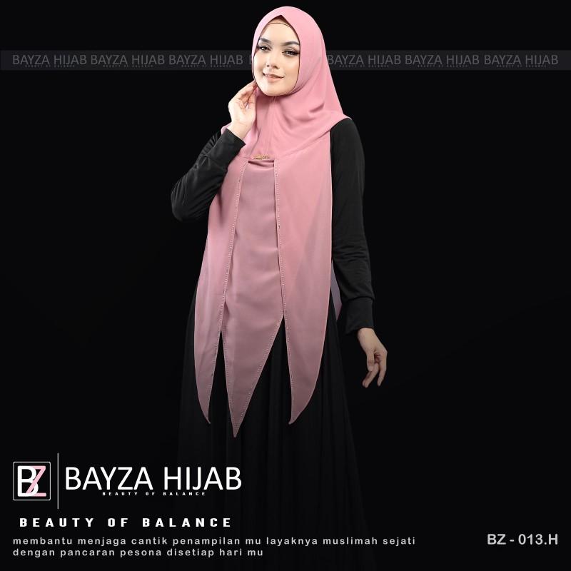 Product Introduction of Jilbab Instan Hoodie Soft ped Antem Bz 013 by Bayza hijab Mewah hijab unic Simple 2
