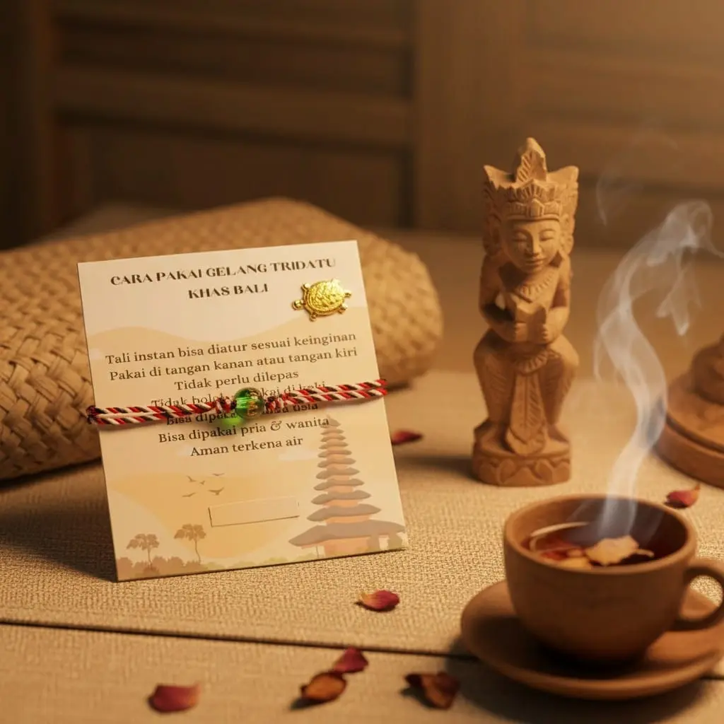 Free Kura Kura Gelang Tridatu Tibet Asli Bali Simbol Perlindungan Dan Rezeki