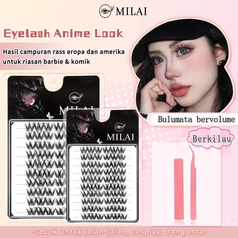 (BEST SELLER) MILAI A12 Russian Look Bulu Mata Palsu - Riasan Mata Eyelash Bulumata | Eyelash Extension 2