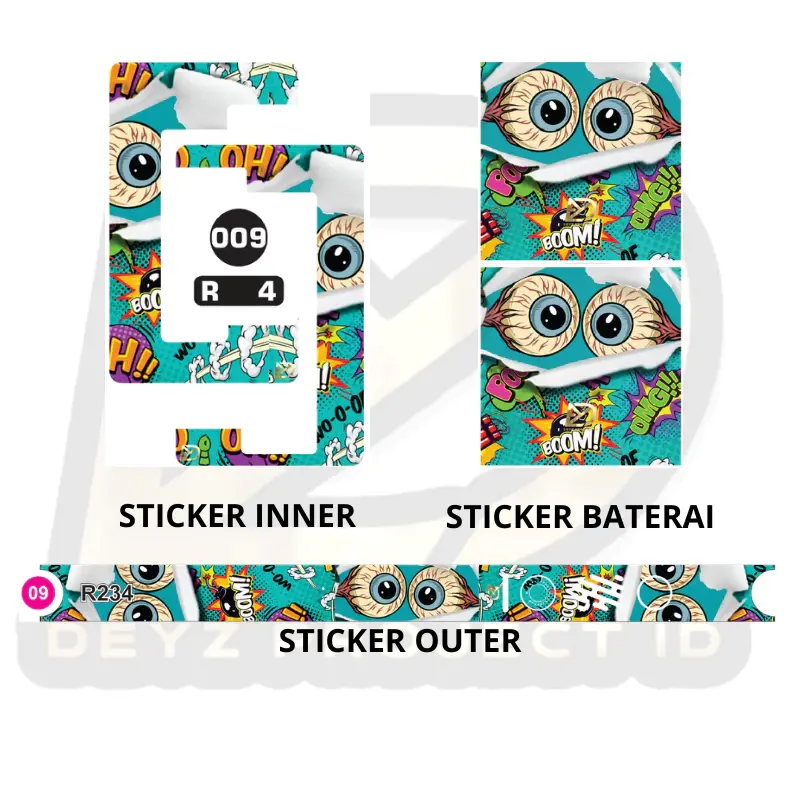 Set Stiker Variasi 233 Cutting Motorcycle 0
